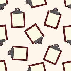 Memo cartoon seamless pattern background N2