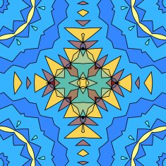 Seamless background stained-glass style N2