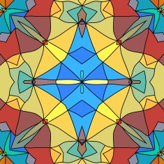 Seamless background stained-glass style N3