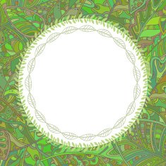 Decorative background with leaves N2