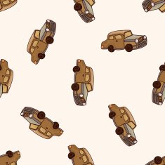 transportation car cartoon seamless pattern background N23