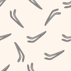 dentist tools cartoon seamless pattern background