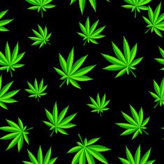 Abstract Cannabis Seamless Pattern Background Vector Illustratio N2