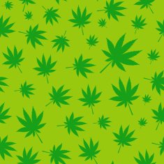 Abstract Cannabis Seamless Pattern Background Vector Illustratio N4