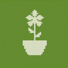 Crocheted flower
