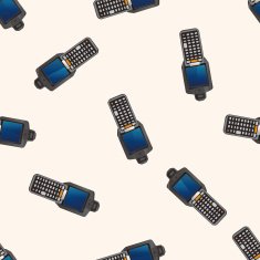 cellphone cartoon seamless pattern background N13