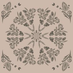 pattern with floral ornament N5