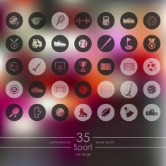 Set of Sport Icons N8