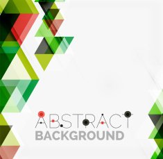 Abstract geometric background Modern overlapping triangles N500
