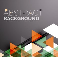 Abstract geometric background Modern overlapping triangles N509