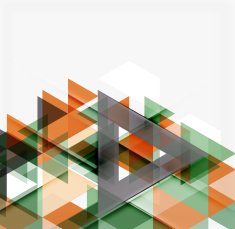 Abstract geometric background Modern overlapping triangles N510