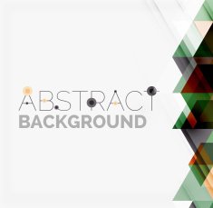 Abstract geometric background Modern overlapping triangles N516