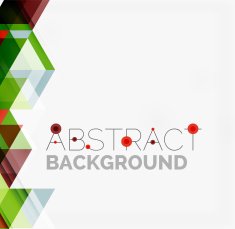 Abstract geometric background Modern overlapping triangles N520