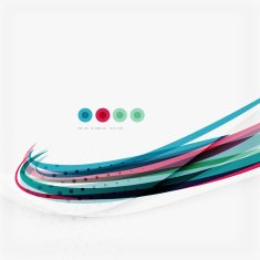 Blue wave abstract background N21