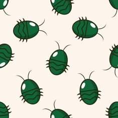 bug cartoon seamless pattern background N10