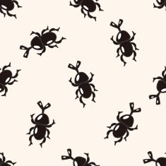 bug cartoon seamless pattern background N20