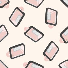 computer cartoon seamless pattern background N27