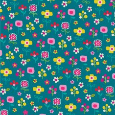 mod floral pattern