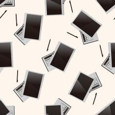 computer cartoon seamless pattern background N29