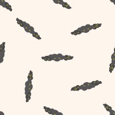 weather rainy day cartoon seamless pattern background N5