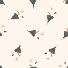 weather tornado cartoon seamless pattern background N3