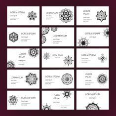 Mandalas business card N2