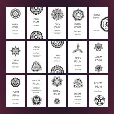 Mandalas business card N3