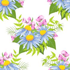 Seamless floral background N261