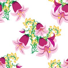 Seamless floral background N263