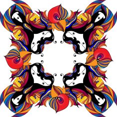 asian ornament N7