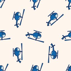 transportation Helicopters cartoon seamless pattern background N6