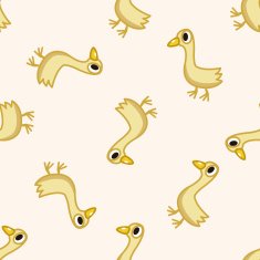 bird cartoon seamless pattern background N14