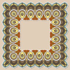 Mehndy flowers card N9