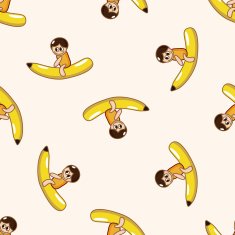 Water Sports cartoon seamless pattern background N33
