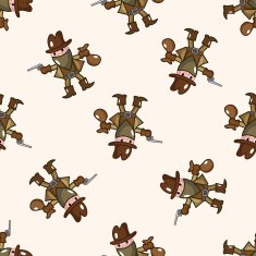 thief cartoon seamless pattern background N40