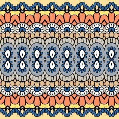 Mehndy flowers pattern N42