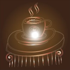 Creative design vector for coffee illustration N18