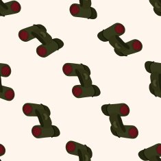 climbing equipment cartoon seamless pattern background N16