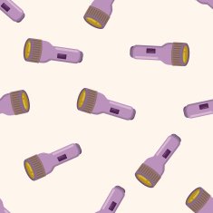 climbing equipment cartoon seamless pattern background N19