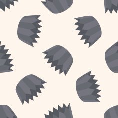 kitchenware baking mold cartoon seamless pattern background N4