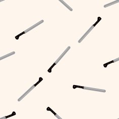 kitchenware knife cartoon seamless pattern background N3
