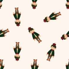 Royal theme prince cartoon seamless pattern background N18
