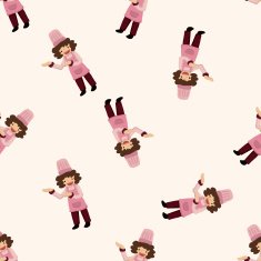 chef cartoon seamless pattern background N47