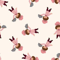chef cartoon seamless pattern background N51