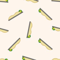 Amusement park facilities cartoon seamless pattern background N99