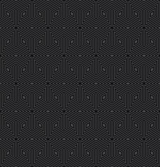 geometric pattern of rhombuses