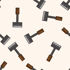 hammer cartoon seamless pattern background N3