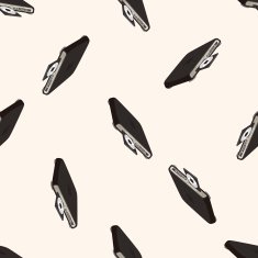 DVD player cartoon seamless pattern background