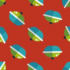 kitchenware pot flat icon eps10 seamless pattern background N6