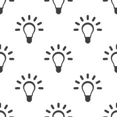 good idea vector seamless pattern N2